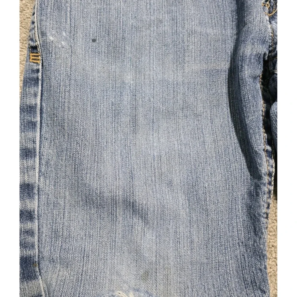 Ariat‎ FR M4 Relaxed Boot Cut Jeans Distressed Denim Men's 34x30 CAT2